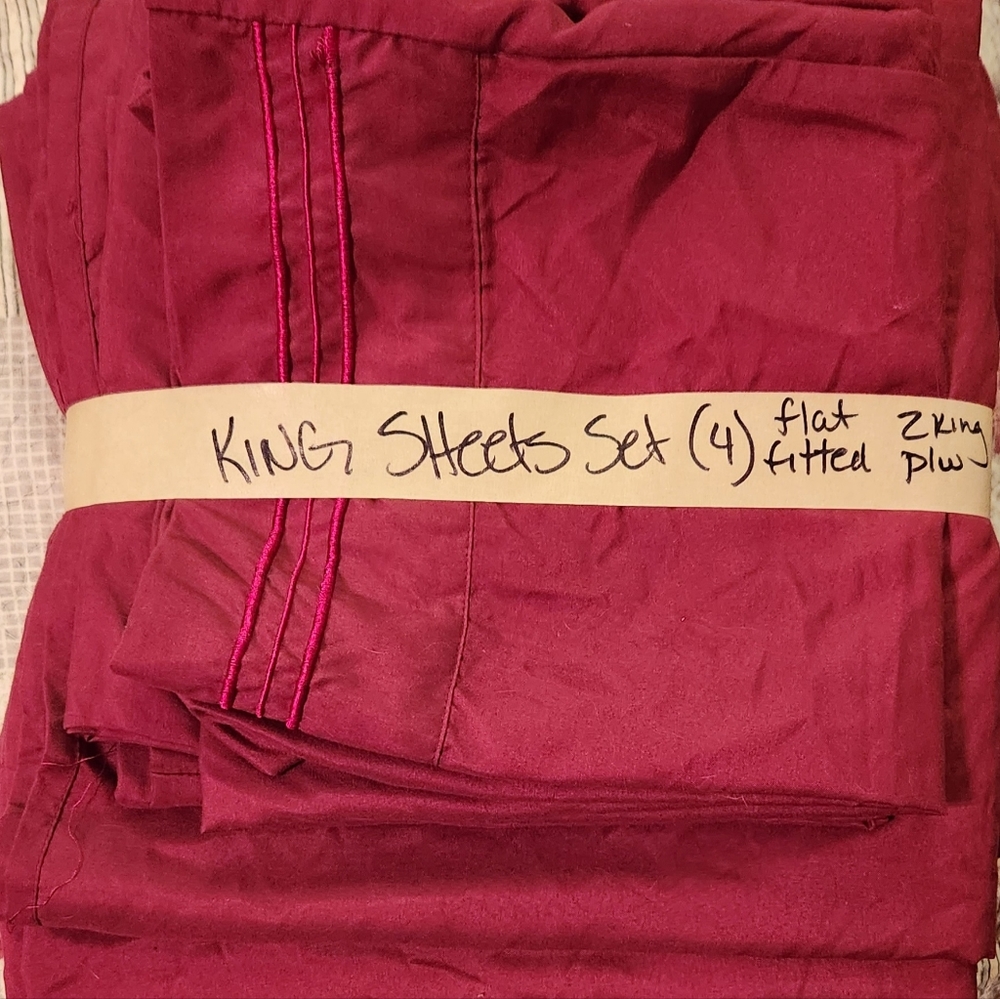 King size sheet set